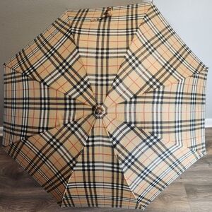 Vintage Burberry Nova Check Umbrella